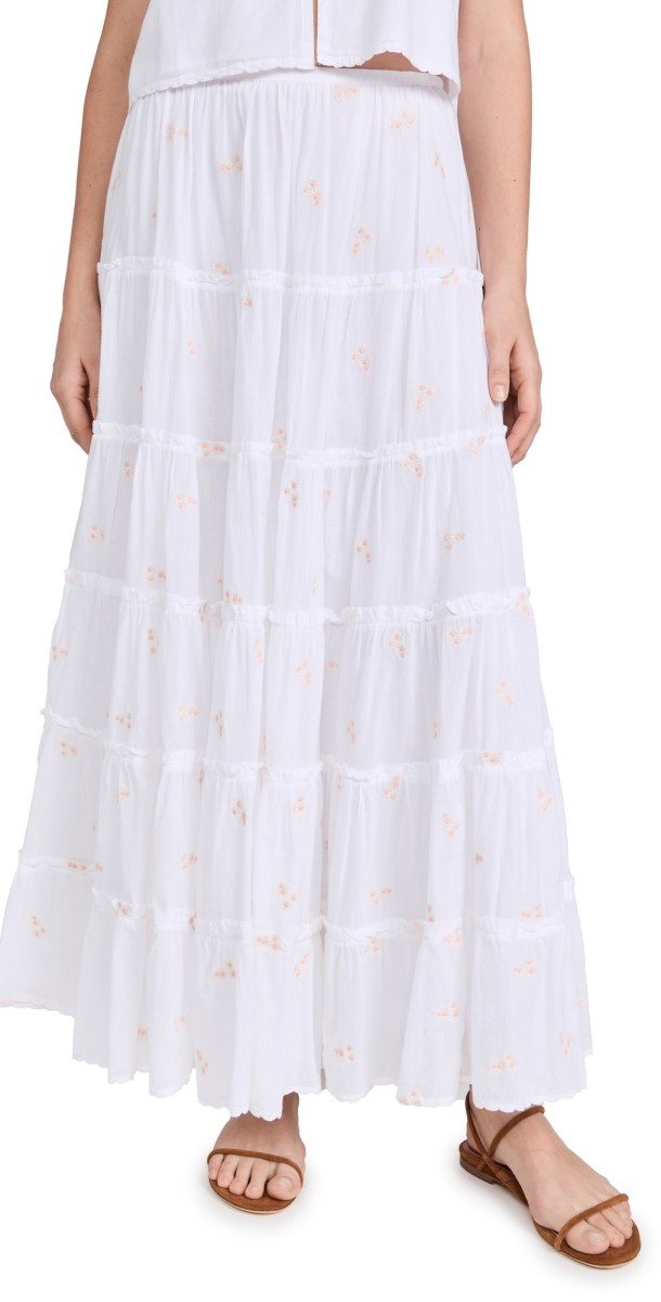 Ciao Lucia Coralie Skirt White