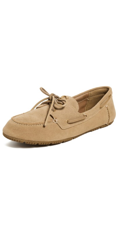 Coach Sculpted C Boat Shoe Sand