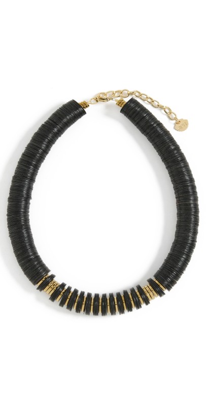 Hijas de Puka Bead Necklace Black