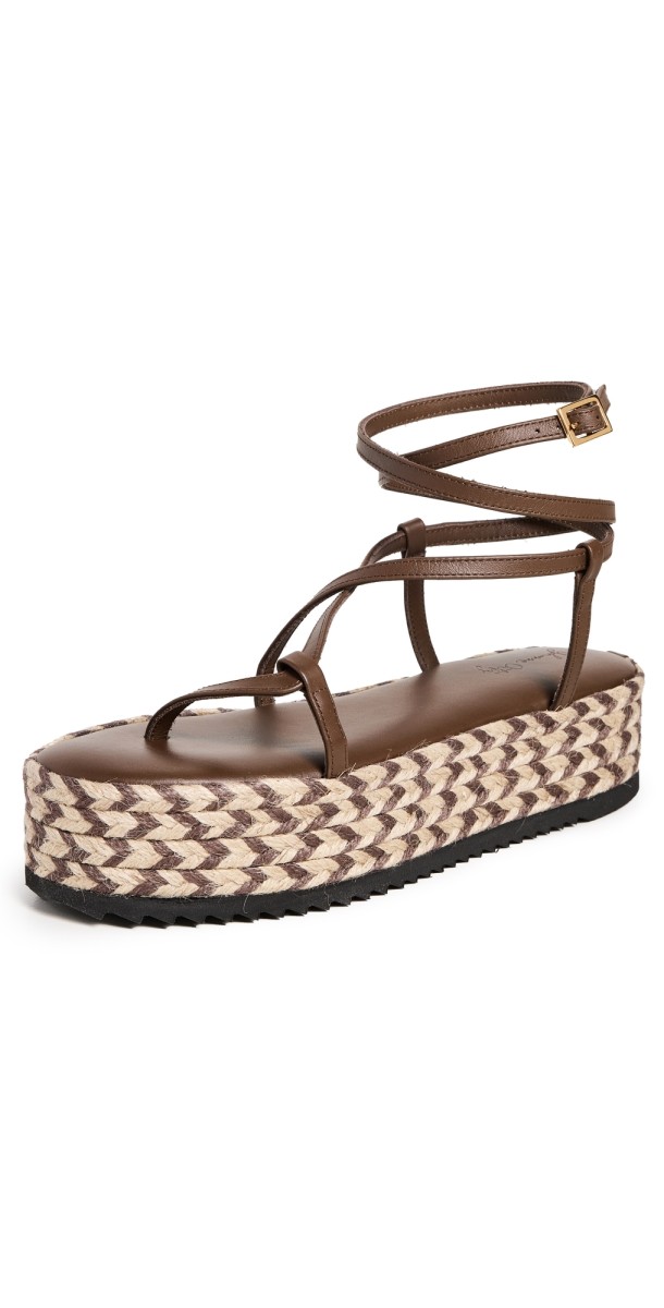 Johanna Ortiz Dark Chocolate Barbor Platforms Dark Chocolate