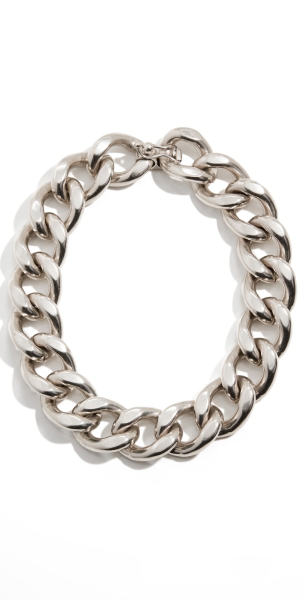 Isabel Marant Links Ras Du Cou Necklace Silver