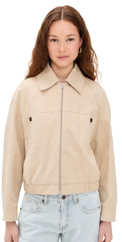 Closed Twill Jacket Desert Beige