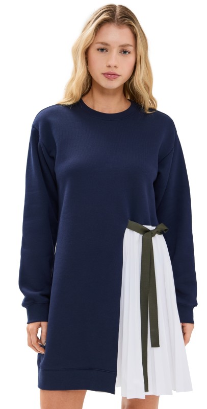 Tanya Taylor Callie Dress Maritime Blue/White