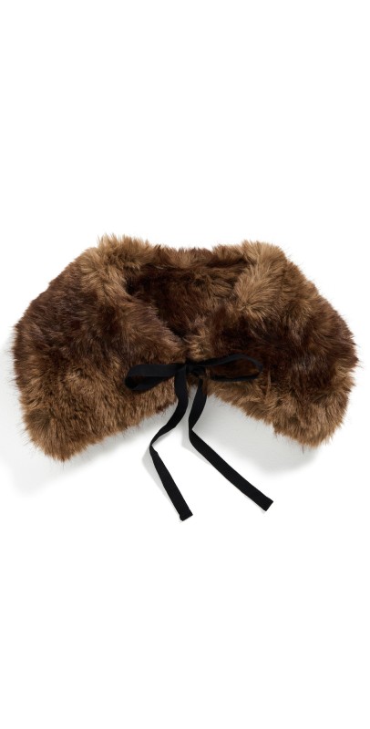 Apparis Eliza Faux Fur Collar Mink