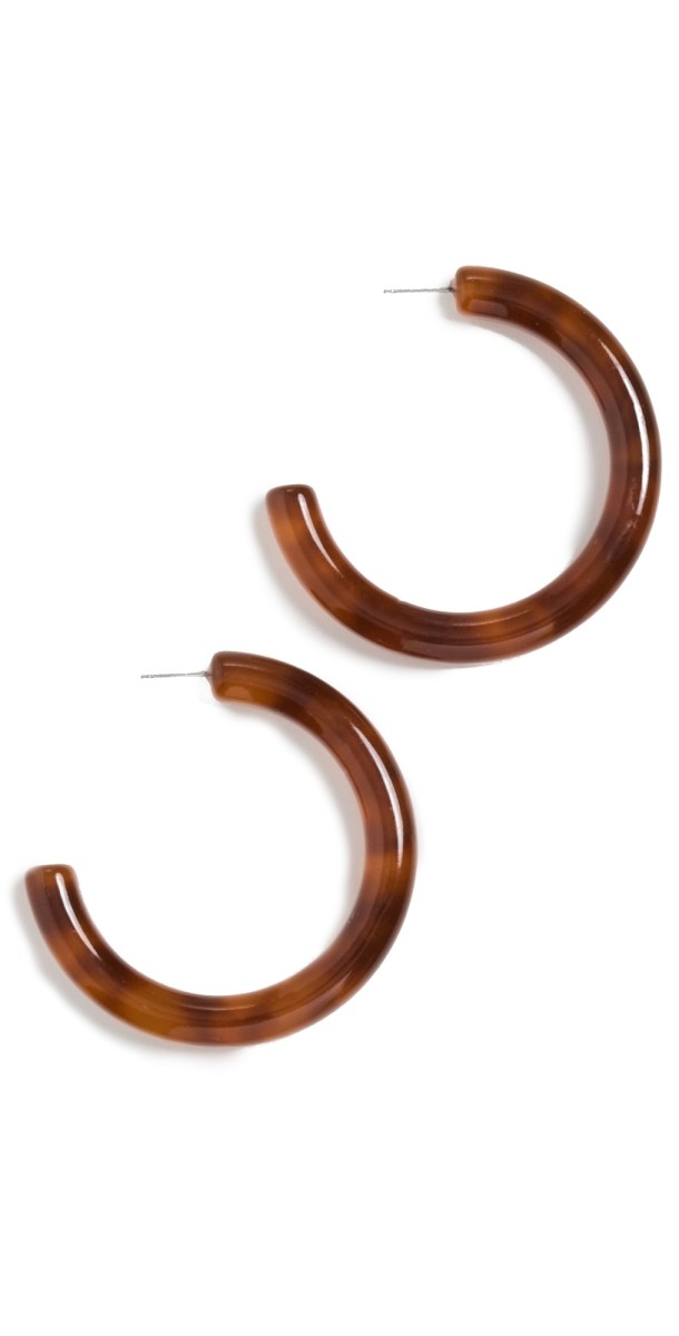 Lele Sadoughi Broadway Hoop Earrings Sienna