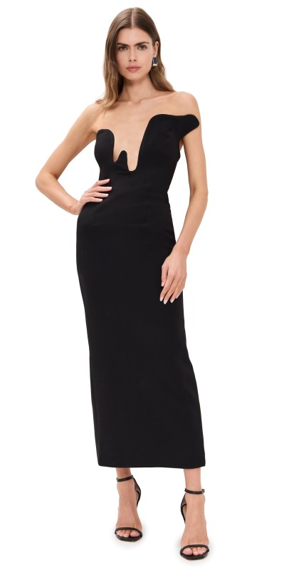 BARDOT Rosalyn Midi Dress Black