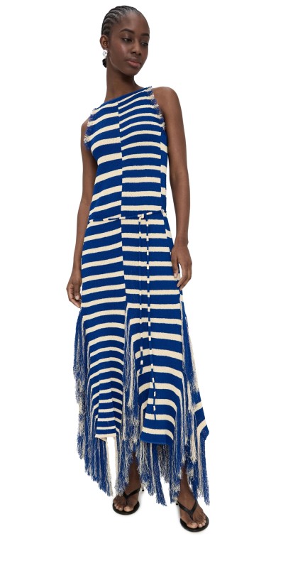 Proenza Schouler Yves Dress Cobalt Multi