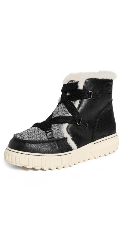 Sorel Ona Ave Alpine Boots Black/Chalk