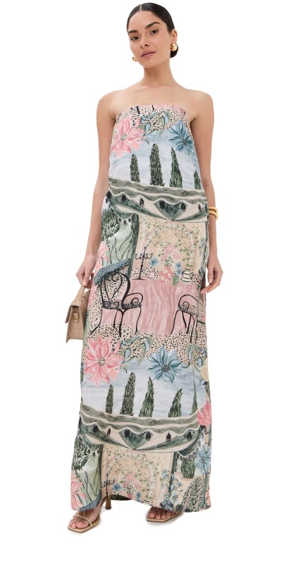 Isla & White Filmena Dress Giverny
