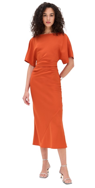 STAUD Amelie Dress Cayenne