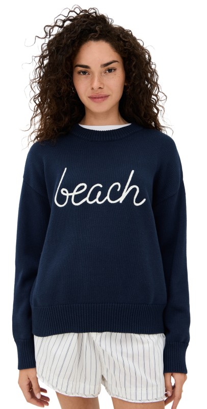 Z Supply Beach Boyfriend Sweater Eclipse
