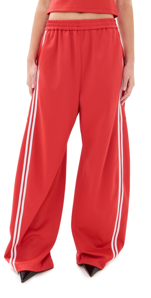 Tibi Active Knit Winslow Pants Red