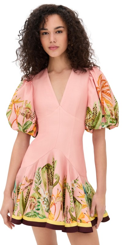 ALÉMAIS Papaya Mini Dress Pink