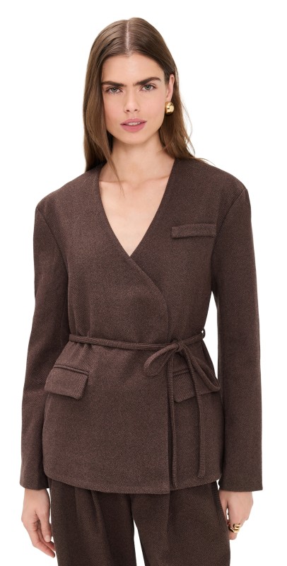 4th & Reckless Luca Jacket Chocolate