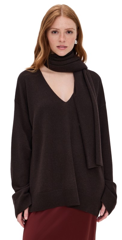 Rodebjer Phlox Sweater Chocolate Torte