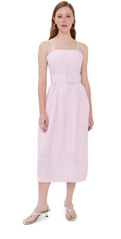 Rosie Assoulin Artichoke Dress Blush