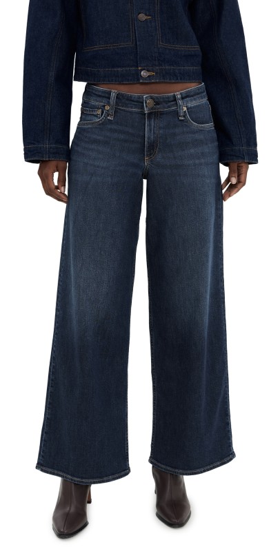 rag & bone Aiden Low-Rise Wide Leg Jeans Rhnbk