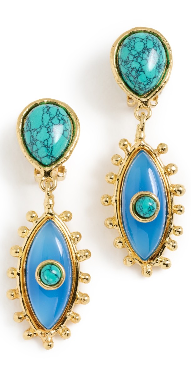 Sylvia Toledano Third Eye Earrings Turquois