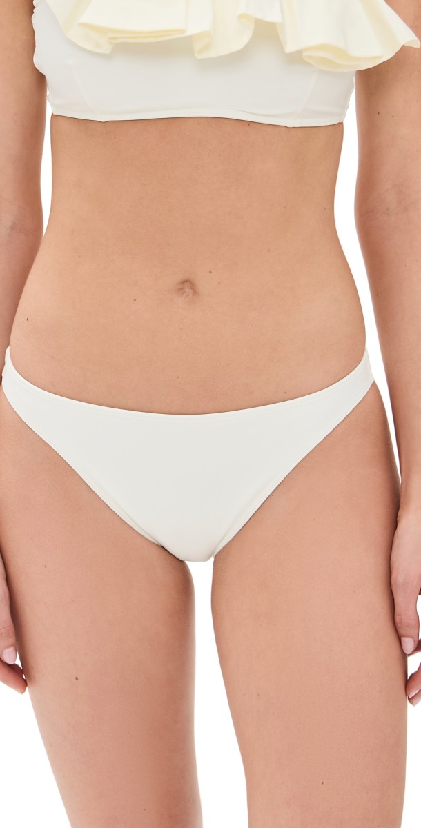 Tanya Taylor Sarita Bikini Bottoms Cream