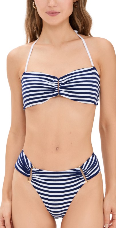 PQ Swim Detail Bandeau Bikini Top Pisces