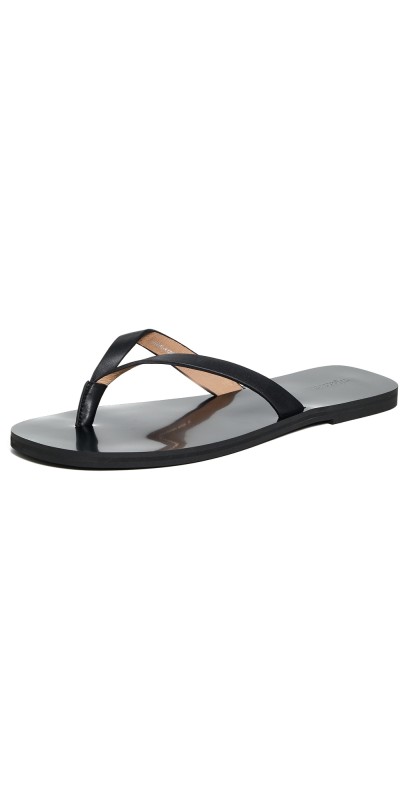 Madewell Greene Flip Flops Black