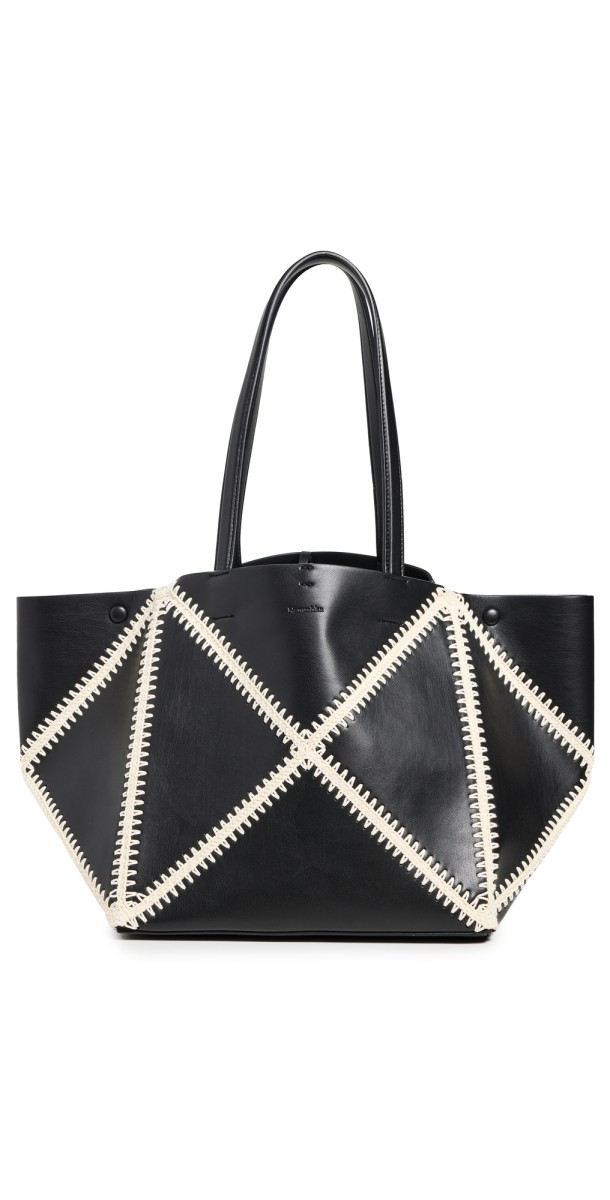 Nanushka The Origami Tote Black/Crem