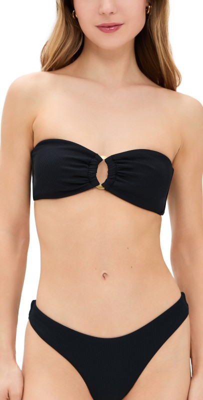 LSPACE Jasper Bikini Top Black