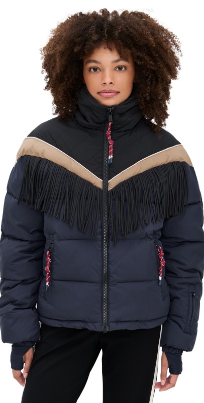 The Upside Hakuba Fox Puffer Jacket Midnight Blue