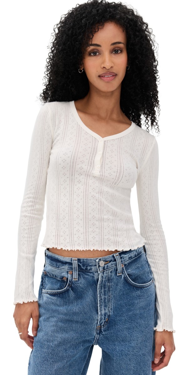 DAZE Bunny Top Cloud Dancer