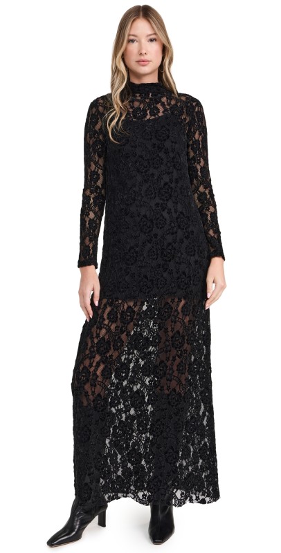 ALOHAS Tiban Lace Dress Black