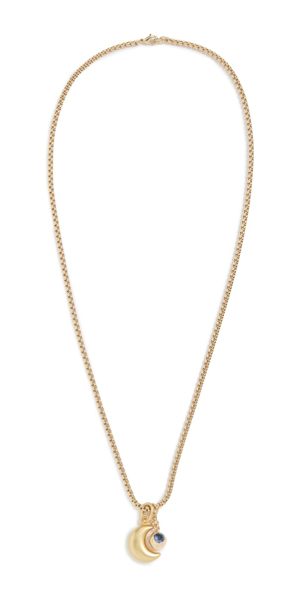 Roxanne Assoulin La Lune Pendant Necklace Gold/Blu