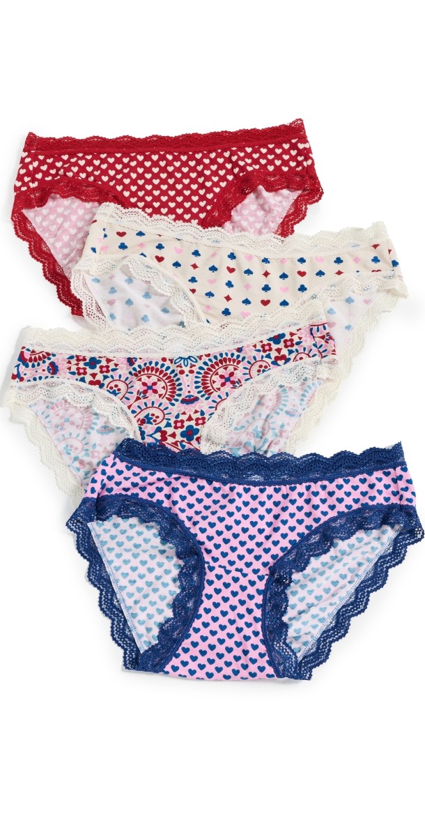 Stripe & Stare Original Knicker Four Pack Lady Luck