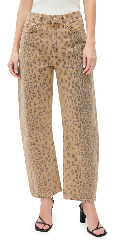 Citizens of Humanity Miro Relaxed Jeans Natural Cheetah