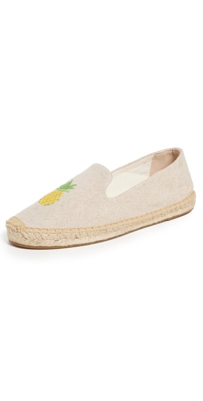 Soludos The Smoking Espadrilles Natural Undyed/Pineapple