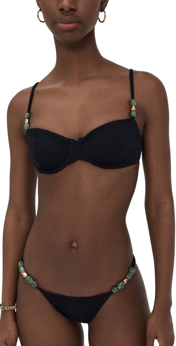 ViX Paula Hermanny Firenze Kiana Mel Top Black