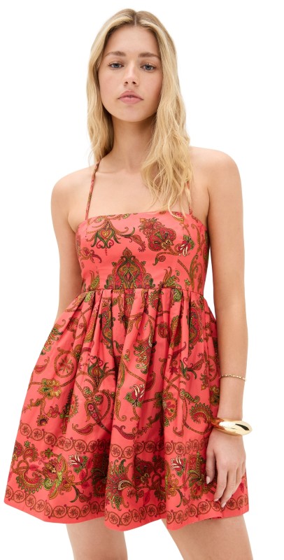 Cara Cara Leo Mini Dress Marcel Coral