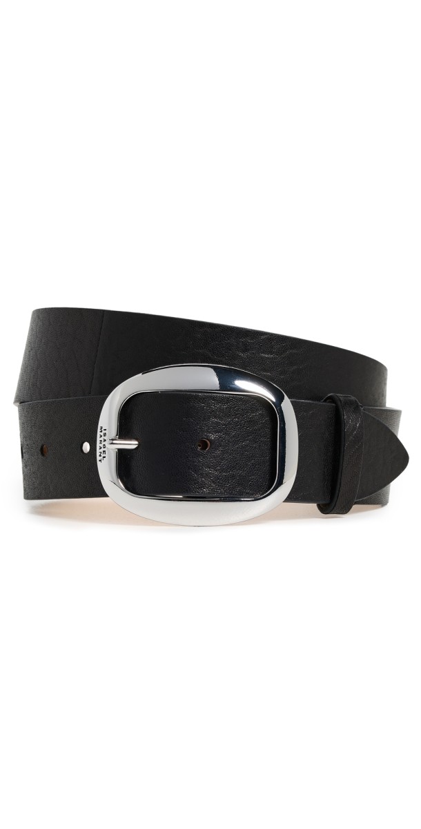 Isabel Marant Dara Belt Black/Silver