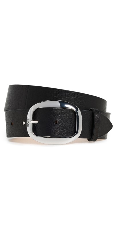 Isabel Marant Dara Belt Black/Silver