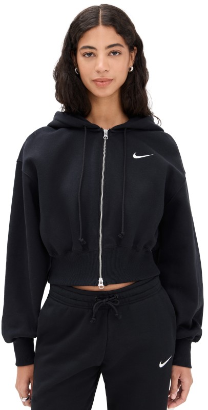 Nike Sportswear Phoenix Fleece Hoodie Black/Sail