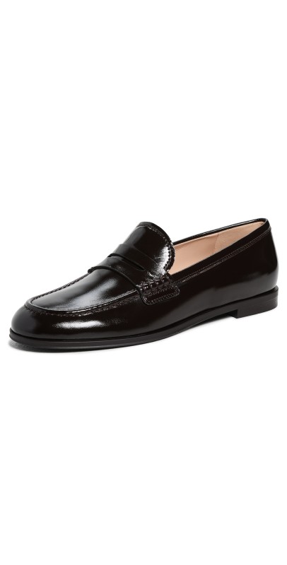 Gianvito Rossi Georgie Nuit Flats Moka