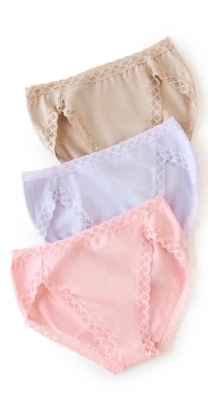 Natori Natori Bliss French Cut 3 Pack Café/Lilac Dream/Pink Nectar