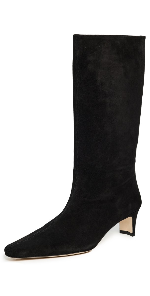 STAUD Midcalf Wally Boots Black