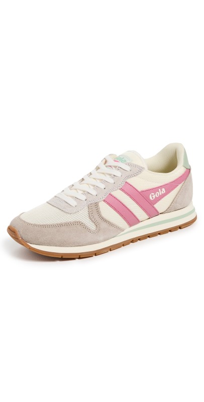 Gola Daytona Sneakers Off White/Feather Grey/Fluro P