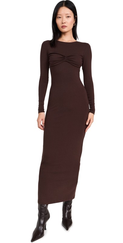 4th & Reckless Zofia Dress Chocolate