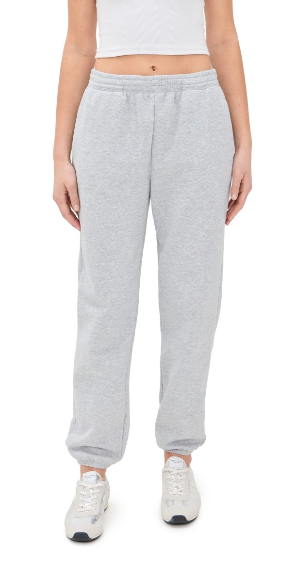 Beyond Yoga On the Go Sweatpants Light Heather Grey