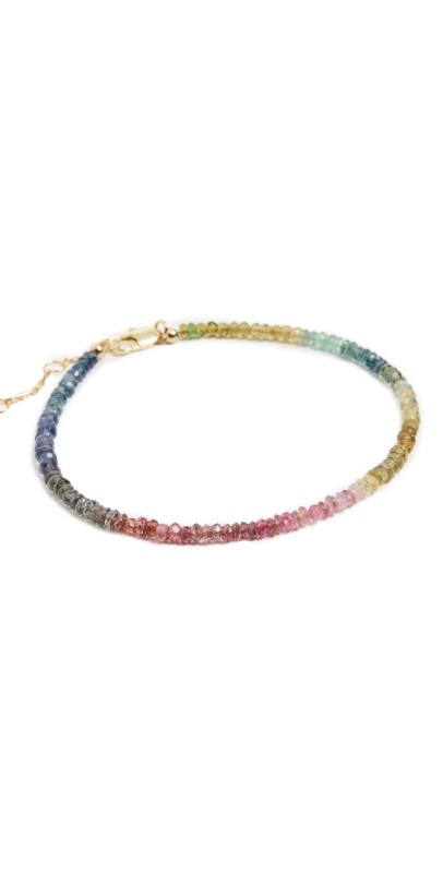SHASHI Natasha Gemstone Bracelet Muted Rainbow