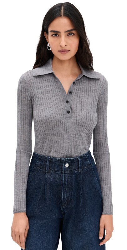 A. L.C. Alex Top Medium Heather Grey