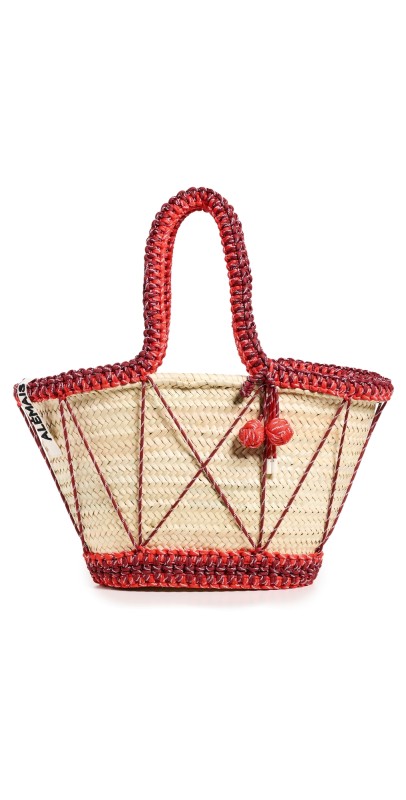 ALÉMAIS Lalo Macrame Cord Maxi Basket Tote Mult