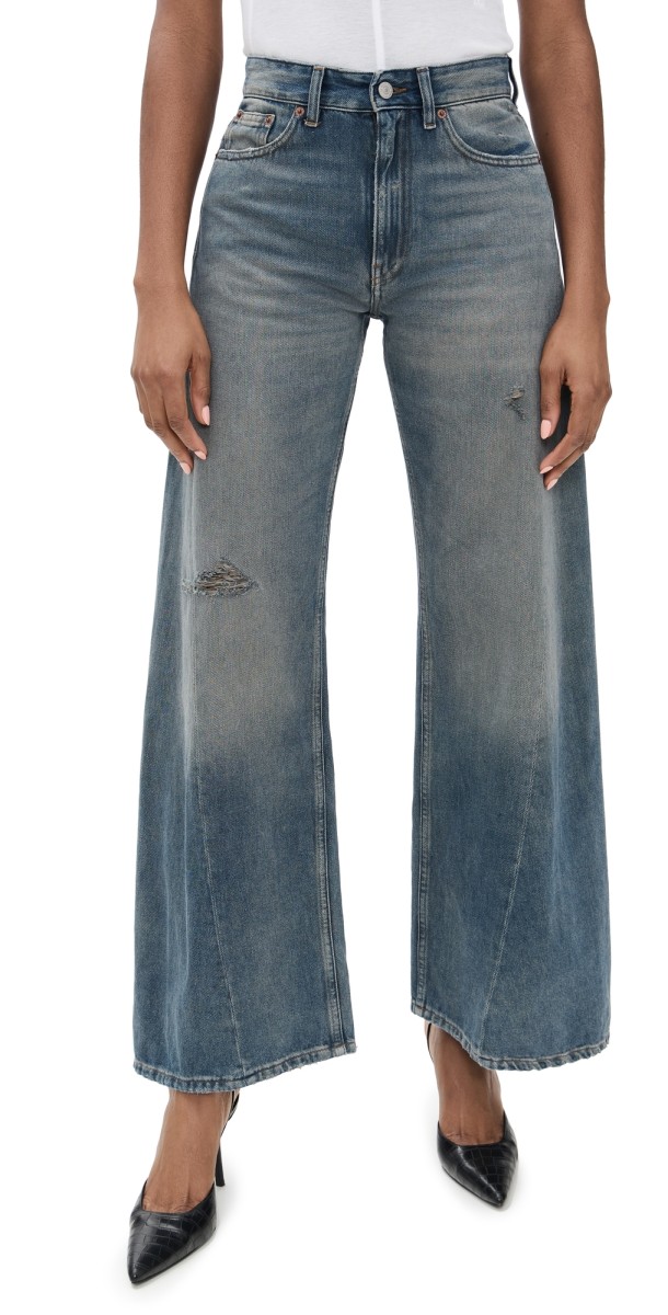 MM6 Maison Margiela 5 Pocket Denim Jeans Grey Blue