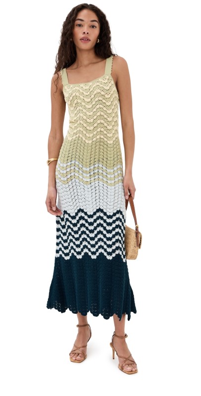 ESCVDO Marea Maxi Dress Sea Foam